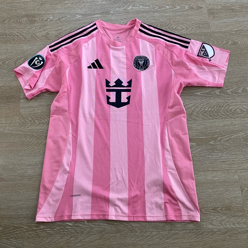 Men’s MLS soccer Club Internacional de futbol Miami Messi 10 pink jersey